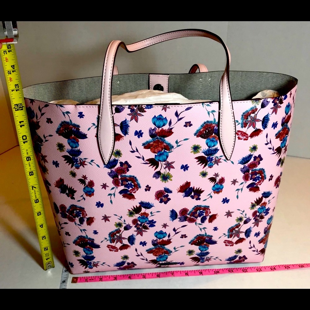 NWT Rebecca Minkoff Pink Floral Beautiful Tote Bag PRICE FIRM!Thank you - Picture 15 of 15